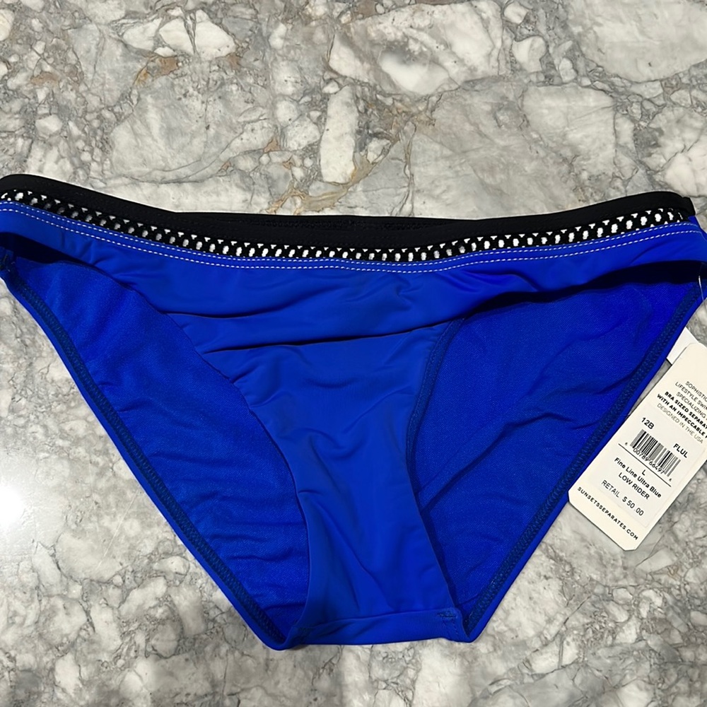 Sunsets royal blue bikini bottom